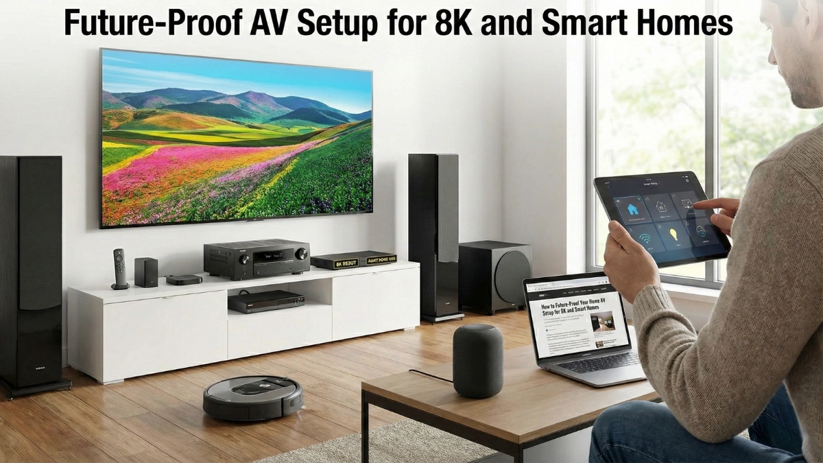 Future-Proof AV Setup for 8K and Smart Homes